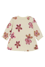 Girls Dress Turnwater long sleeve allover print