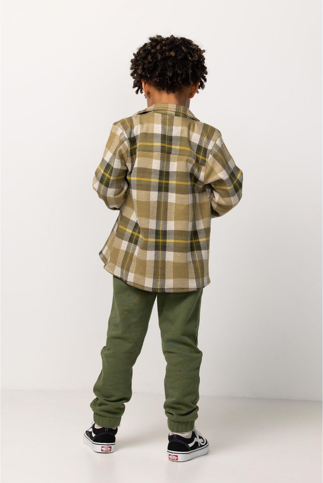 Shirt Russell - Check Pattern Medium Green