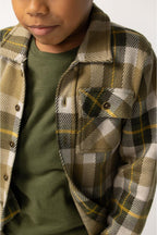 Shirt Russell - Check Pattern Medium Green