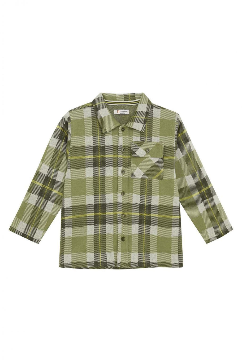 Shirt Russell - Check Pattern Medium Green