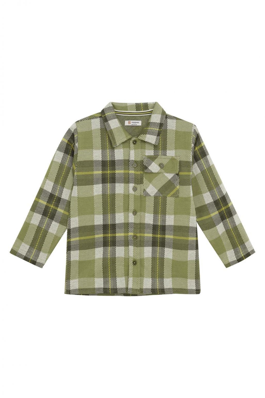 Shirt Russell - Check Pattern Medium Green
