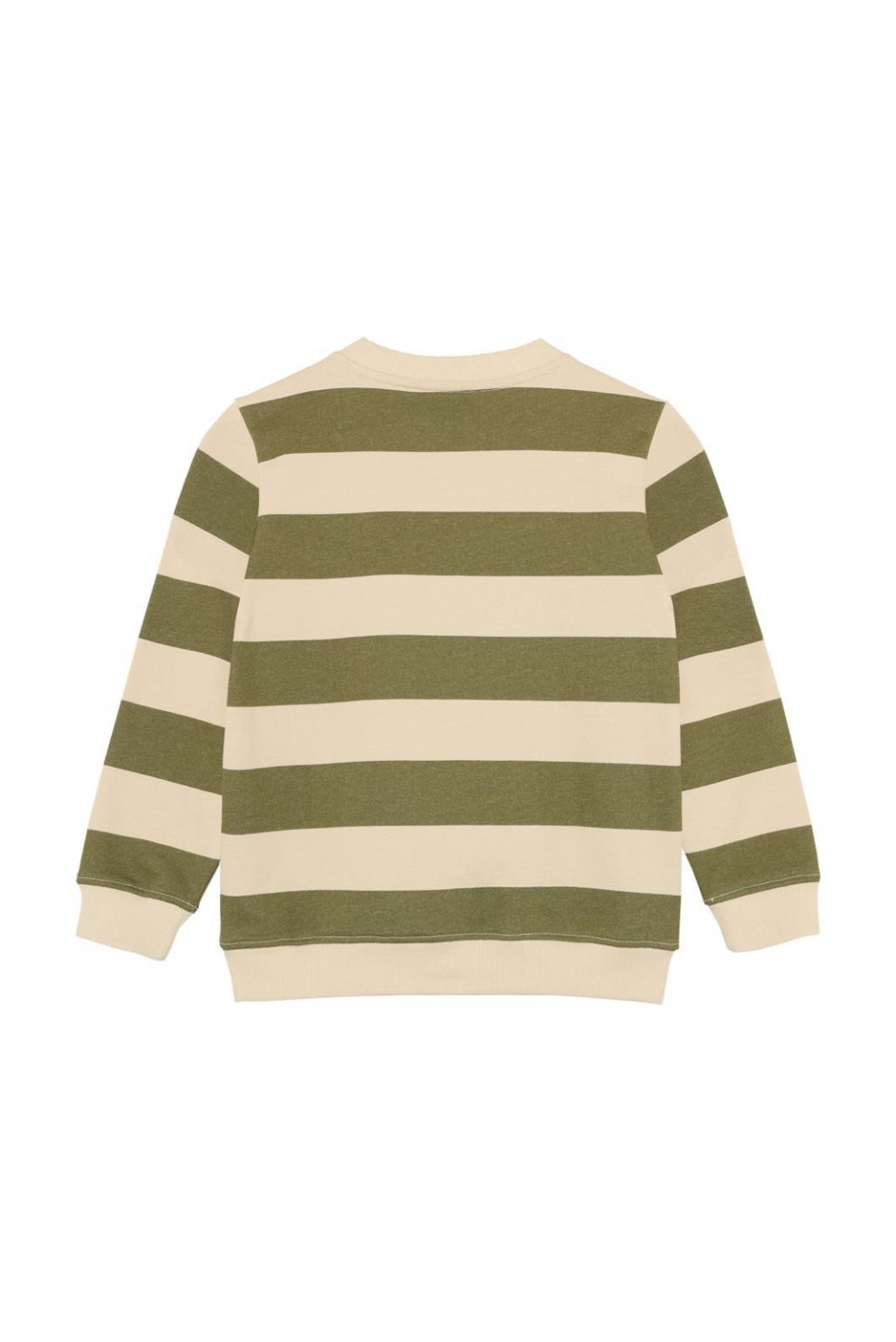 Sweater Raoul - Stripe Pattern Medium Grey