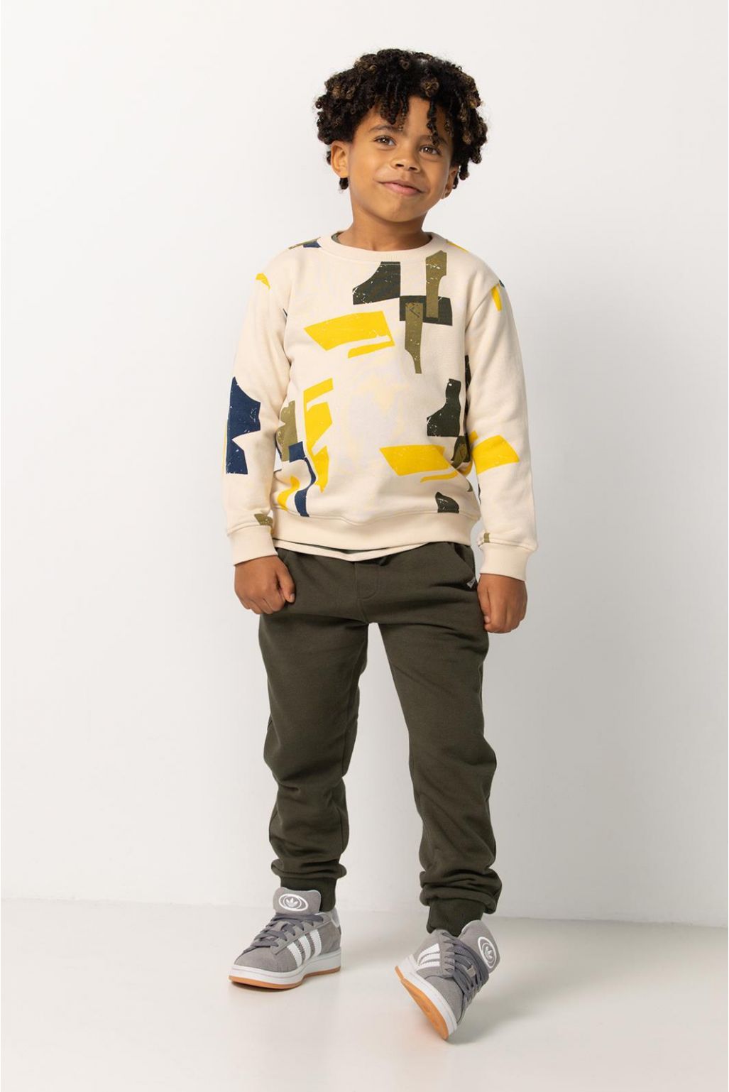Sweater Roseland - Floral Pattern Pink