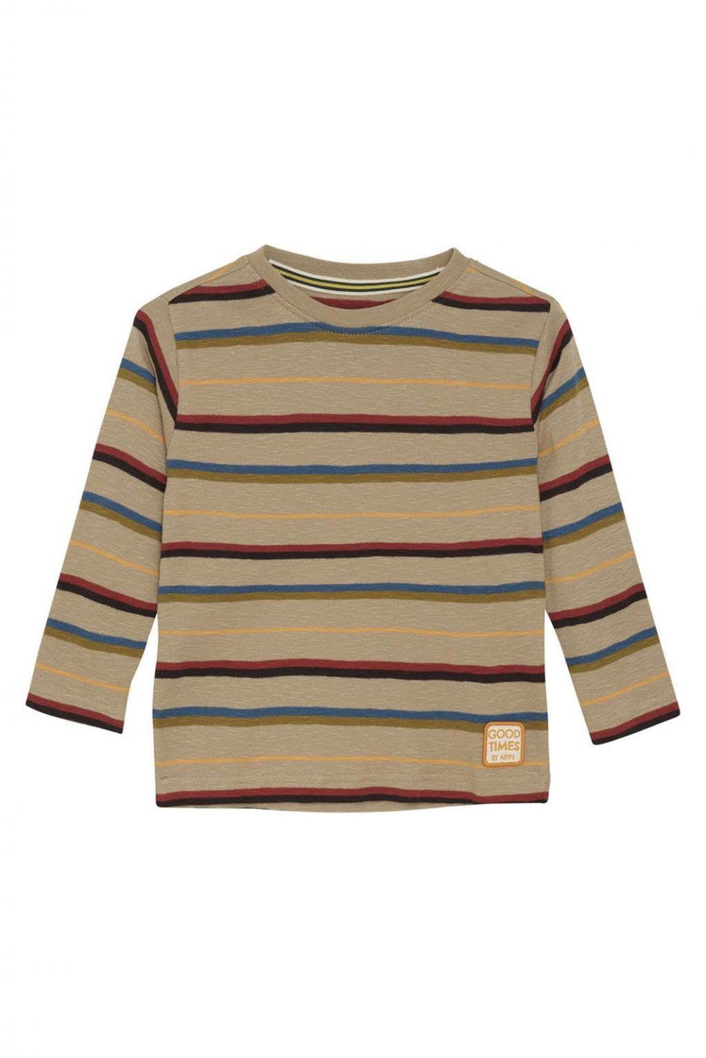 Longsleeve Ranlo - Stripe Pattern Off White