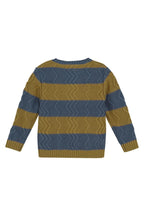 Jumper Rainelle - Stripe Pattern Dark Blue