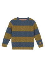Jumper Rainelle - Stripe Pattern Dark Blue