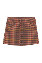 Skirt Portola - Check Pattern Light Brown