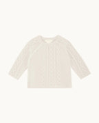 Bowen Cable Knit Two Piece Set - Milky White