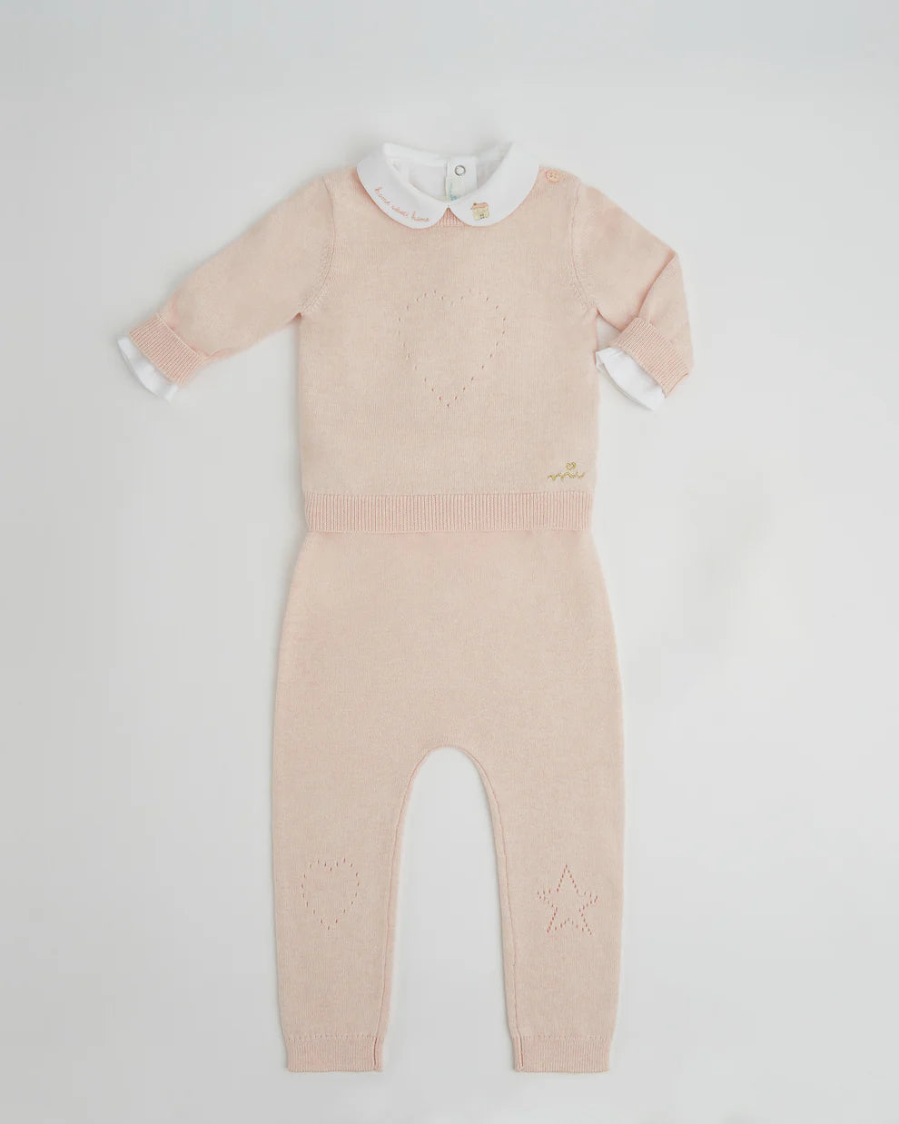 Home Sweet Home Peter Pan Collar Onesie- BLUE
